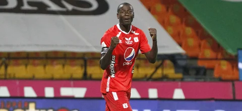 Adrián Ramos celebró su segundo título con América / VizzorImage - Juan Augusto Cardona