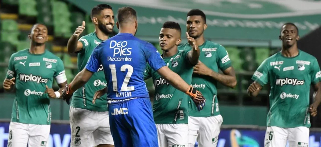 Cali celebró desde el punto penal | Foto: VizzorImage / Gabriel Aponte