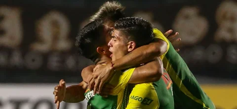 Gabriel Hachen marcó el gol del triunfo / AFP
