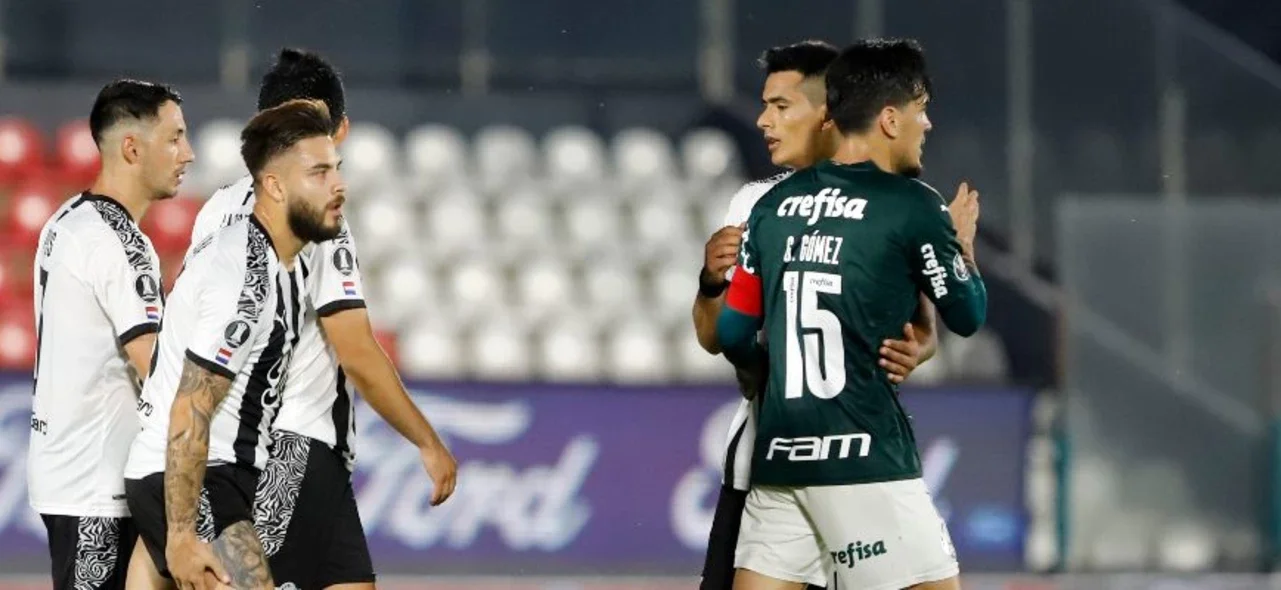 Libertad y Palmeiras empataron a un gol / AFP