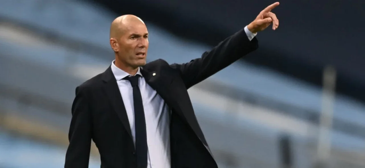 Zidane, técnico de Real Madrid. / Foto: AFP