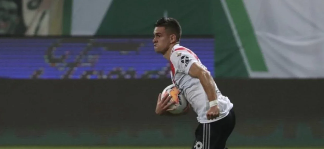 Rafael Santos Borré, delantero de River Plate/ AFP