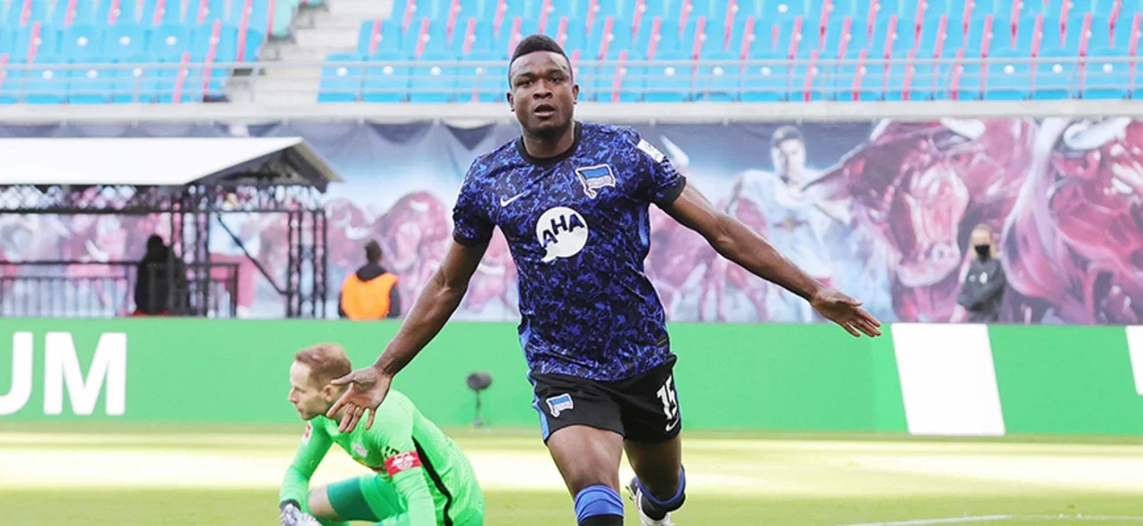 Jhon Córdoba, delantero Hertha Berlín / AFP