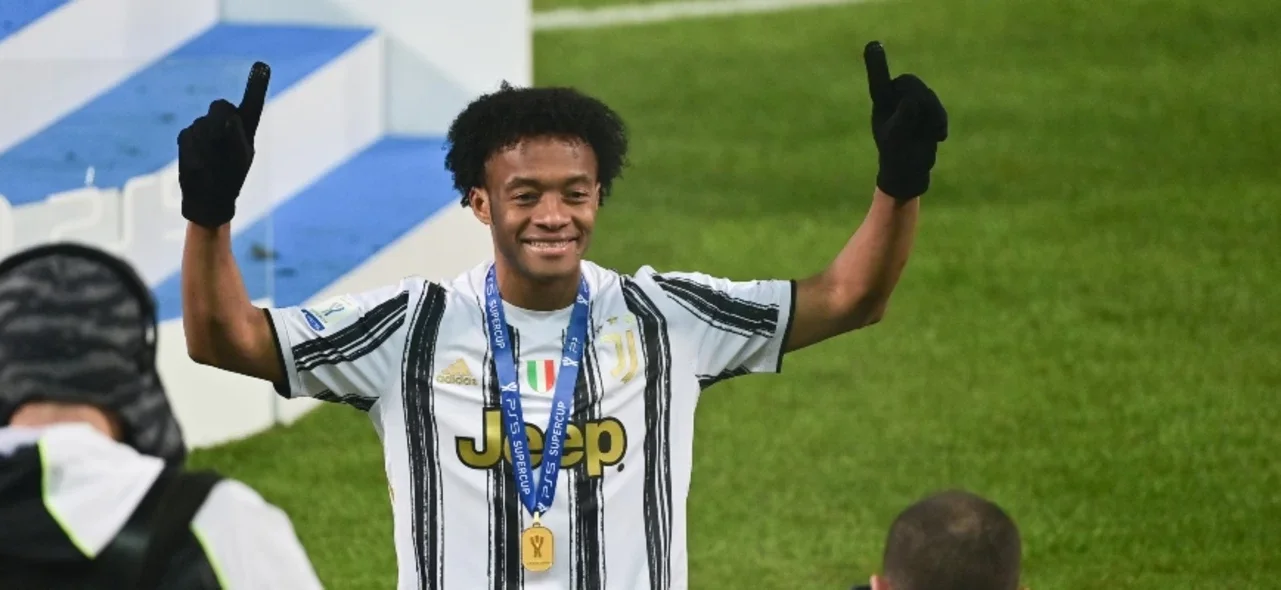 Juan Guillermo Cuadrado dio asistencia en el triunfo de Juventus. / Foto: AFP