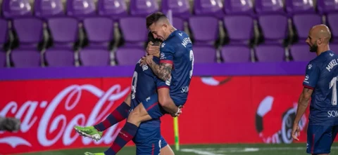 Huesca derrotó 1-3 a Valladolid. / Foto: AFP