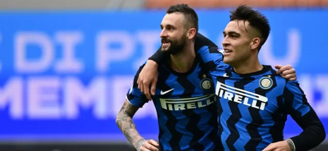 Lautaro Martínez marcó triplete en la victoria de Inter / Foto: AFP