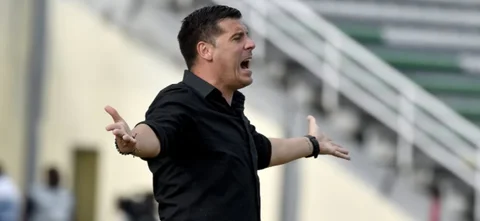 Juan Cruz Real, técnico de América / Foto: VizzorImage - Gabriel Aponte