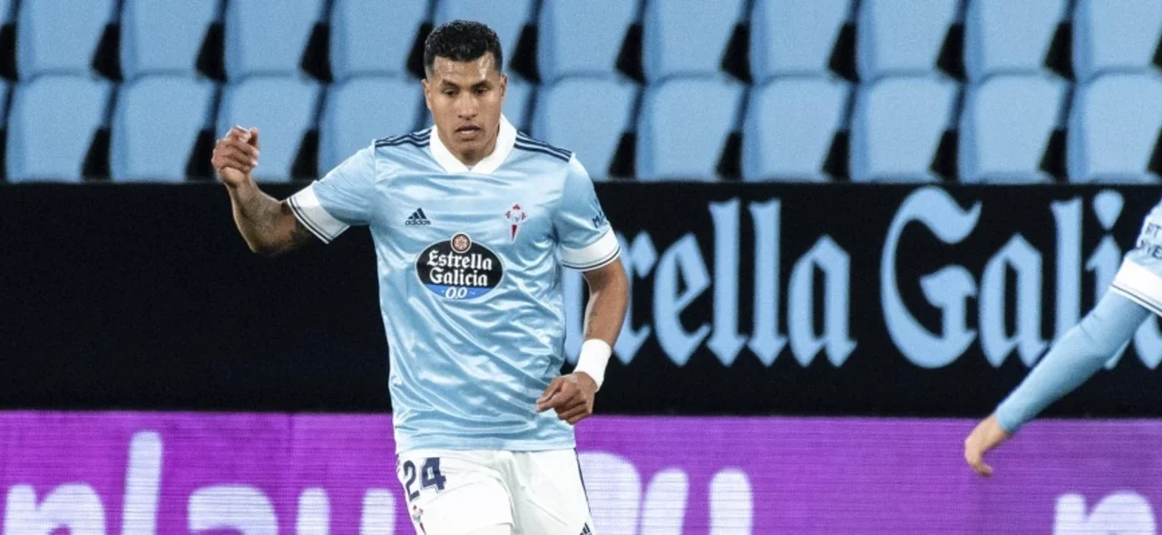 Jeison Murillo jugó 55 minutos y salió lesionado. / Foto: Celta de Vigo