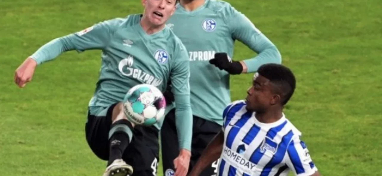 Jhon Córdoba se reportó con gol en el triunfo 3-0 de Hertha Berlín. / Foto: AFP