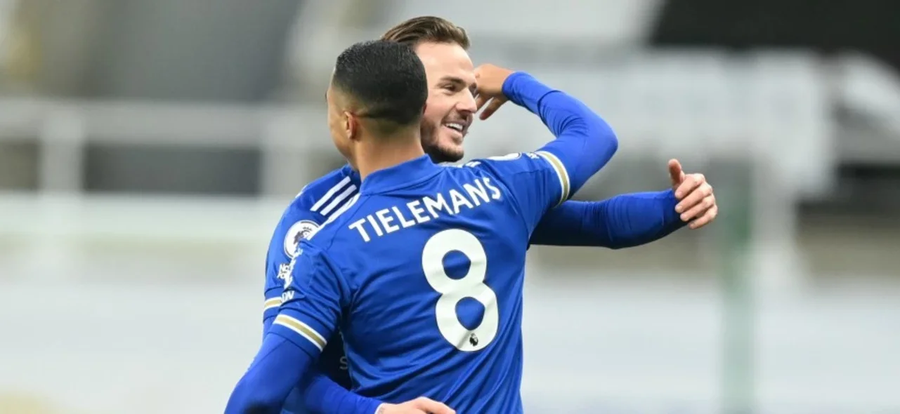 Leicester se impuso 1-2 frente a Newcastle. / Foto: AFP