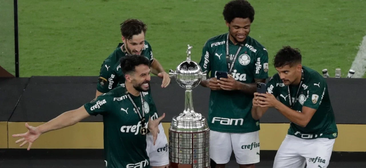 Palmeiras derrotó 1-0 a Santos en la final de la Libertadores 2020. / Foto: AFP