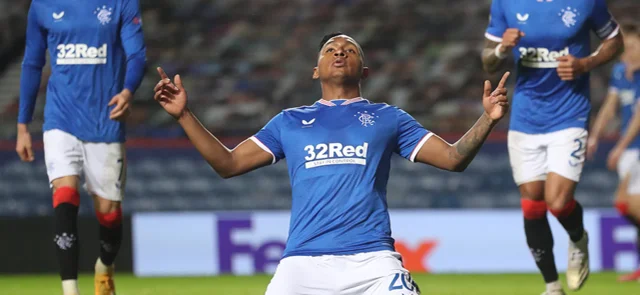 Alfredo Morelos, delantero de Rangers /AFP