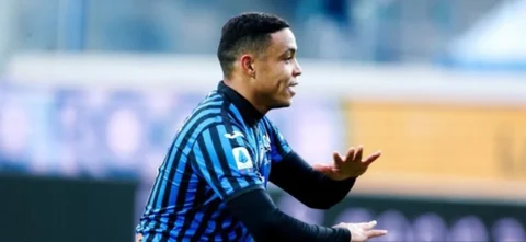 Luis Fernando Muriel, figura de Atalanta/ AFP