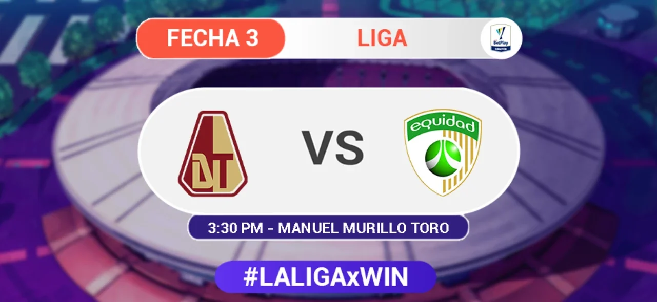 Tolima vs. La Equidad / Liga BetPlay Dimayor