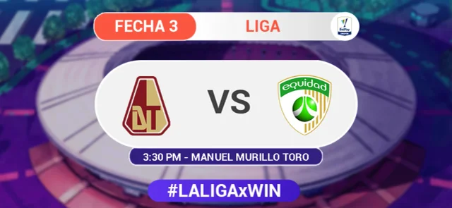 Tolima vs. La Equidad / Liga BetPlay Dimayor