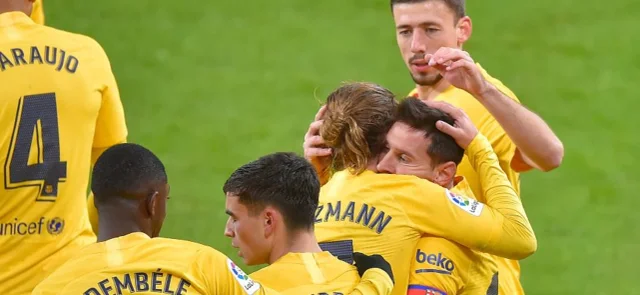 Messi se reportó con doblete / AFP