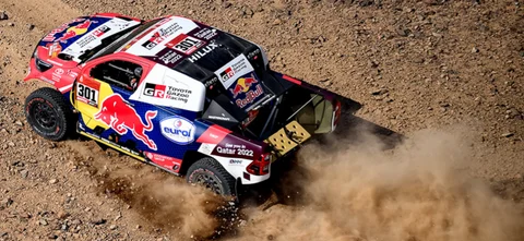 Nasser Al Attiyah, ganador de la segunda etapa del Rally Dakar / AFP