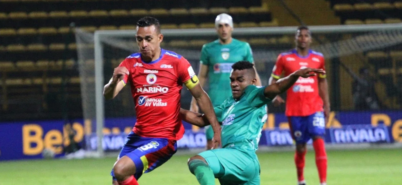 Camilo Ayala y Amaury Torralvo en la Liga BetPlay 2020 / Foto VizzorImage