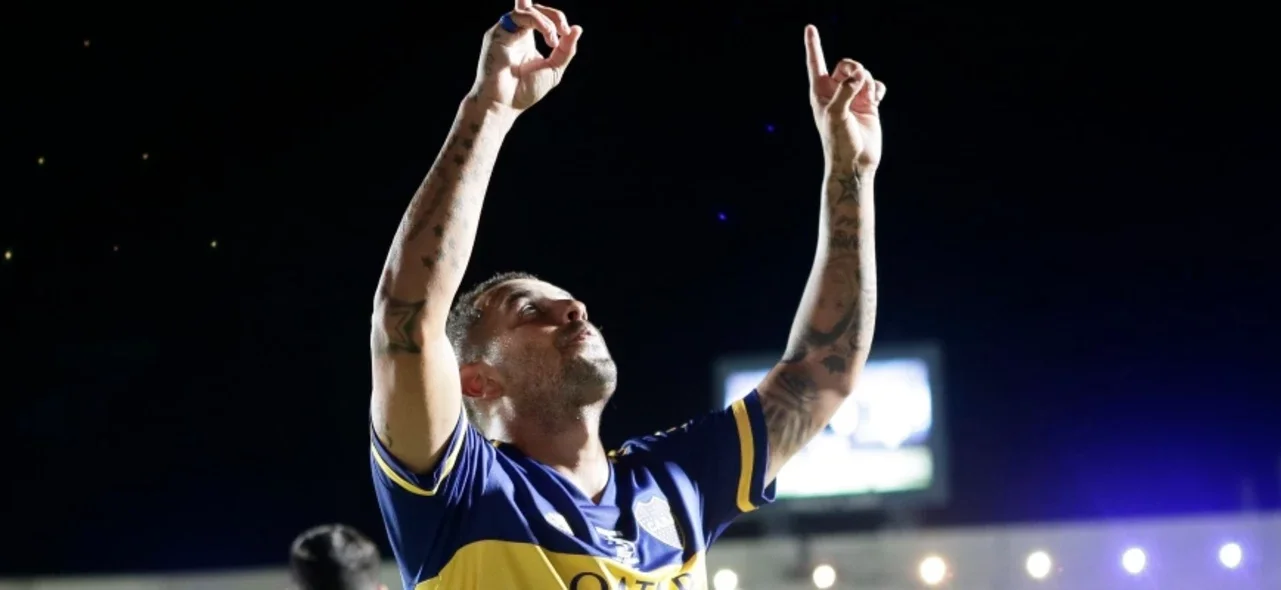 Edwin Cardona marcó un golazo en la final que consagró a Boca Juniors. / Foto: Boca Juniors.