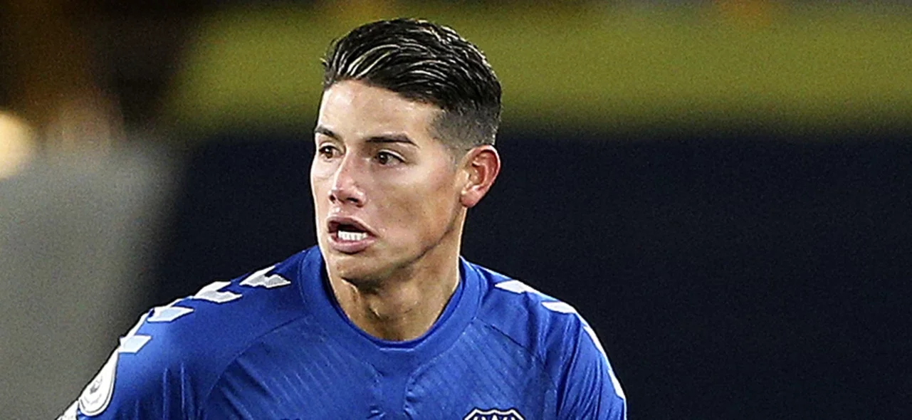James Rodríguez, jugador de Everton / AFP