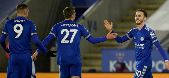 Leicester se impuso 2-0 frente a Chelsea en la Premier League. / Foto: AFP