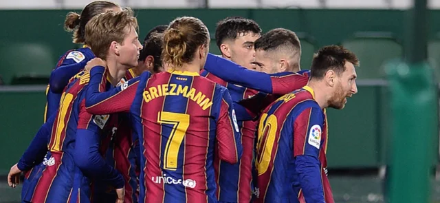 Barcelona tiene 43 puntos en LaLiga. / Foto: AFP