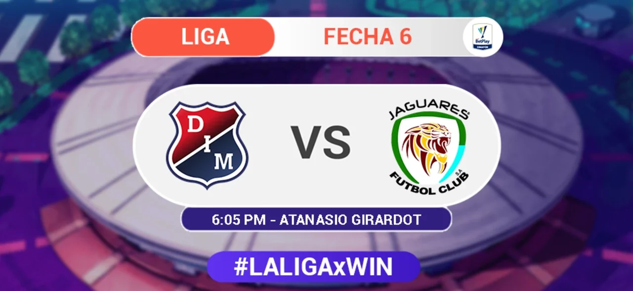 Con transmisión de Win Sports y Win Sports+.