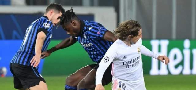 Duván Zapata, delantero de Atalanta/AFP