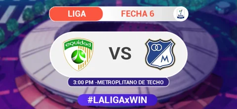 La Equidad vs. Millonarios - Liga BetPlay