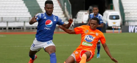 Elvis Perlaza, lateral de Millonarios/ Vizzorimage