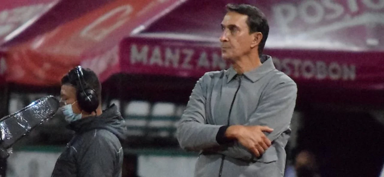 Alexandre Guimaraes, técnico de Nacional. / Foto: VizzorImage - Pablo Bohórquez