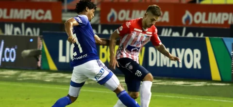 Junior derrotó 2-0 a Millonarios en la fecha 9 de la Liga. / Foto: VizzorImage - Jairo Cassiani