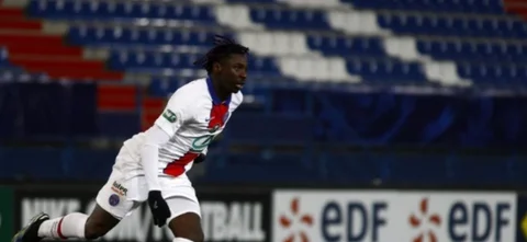 Moise Kean, figura de PSG/ AFP