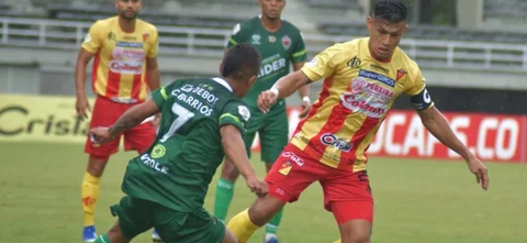 Patriotas superó 1-2 a Pereira en la fecha 6 de la Liga. / Foto: VizzorImage - Pablo Bohórquez