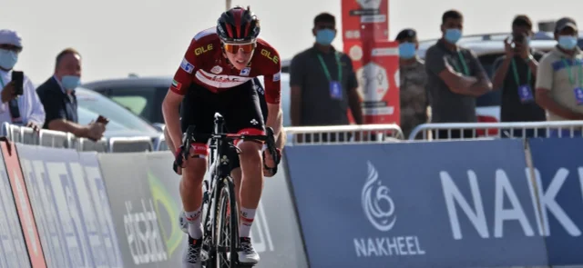 Tadej Pogacar, líder del Tour de los Emiratos / AFP