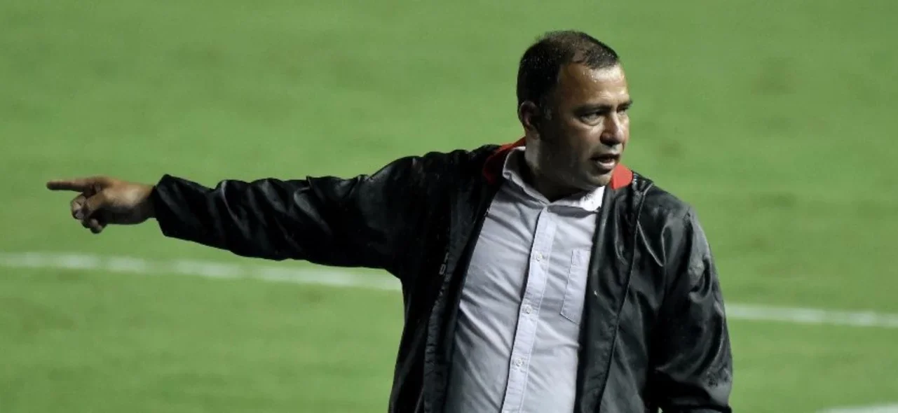 Habla Harold Rivera, DT de Santa Fe / VizzorImage / Gabriel Aponte