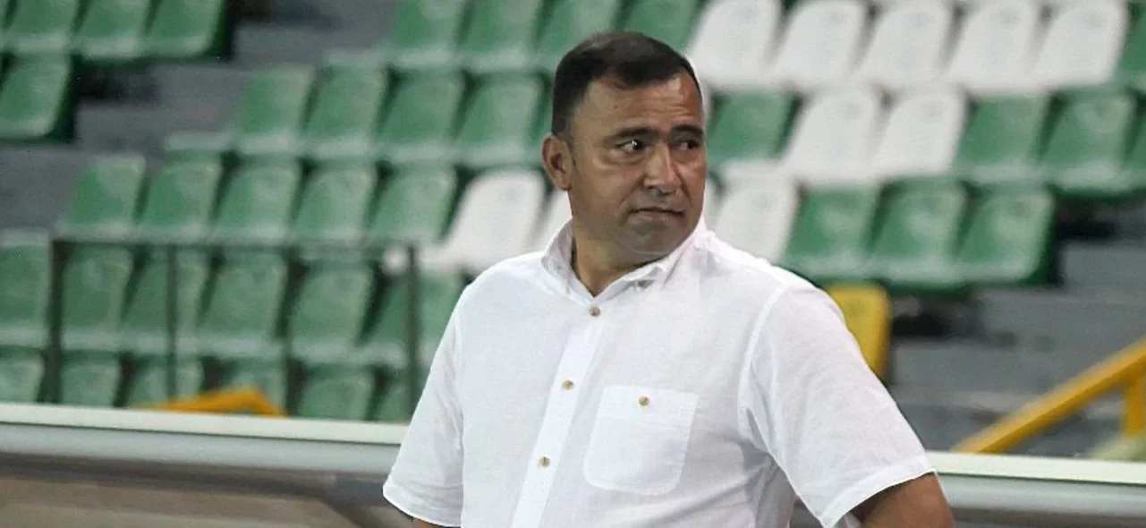 Harold Rivera, técnico de Santa Fe/ Vizzorimage - Pablo Bohorquez