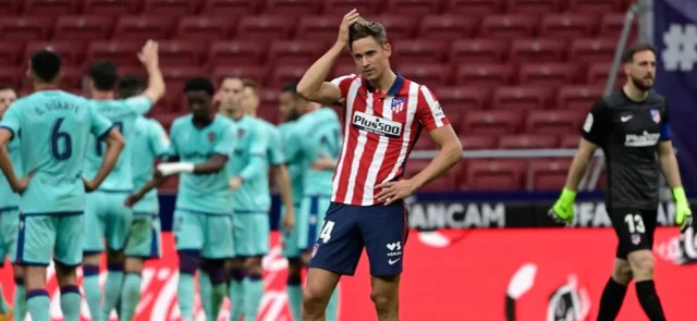 Atlético no pudo celebrar en su casa / AFP