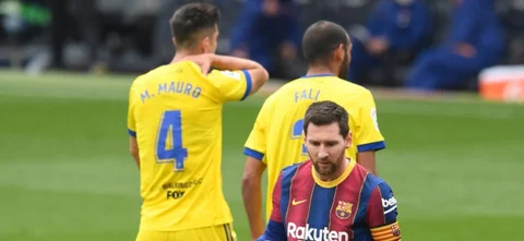 Messi marcó de penal / AFP