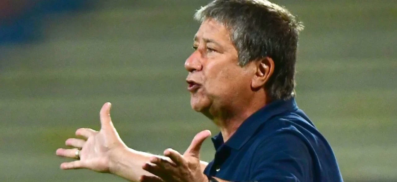 Hernán Darío Gómez, técnico de Medellín | VizzorImage / Luis Benavides
