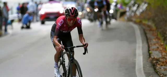 Egan Bernal en Lombardía / Foto AFP