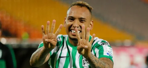 Jarlan se reportó con un golazo | Foto: VizzorImage / Donaldo Zuluaga