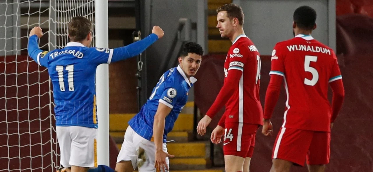 Liverpool no pudo con Brighton / AFP