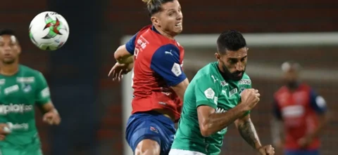 Independiente Medellín recibió a Deportivo Cali en la fecha 9 de la Liga BetPlay Dimayor | VizzorImage / Luis Benavides