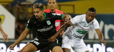 Once Caldas recibió a Nacional por la fecha 7 de Liga BetPlay | VizzorImage / John Jairo Bonilla