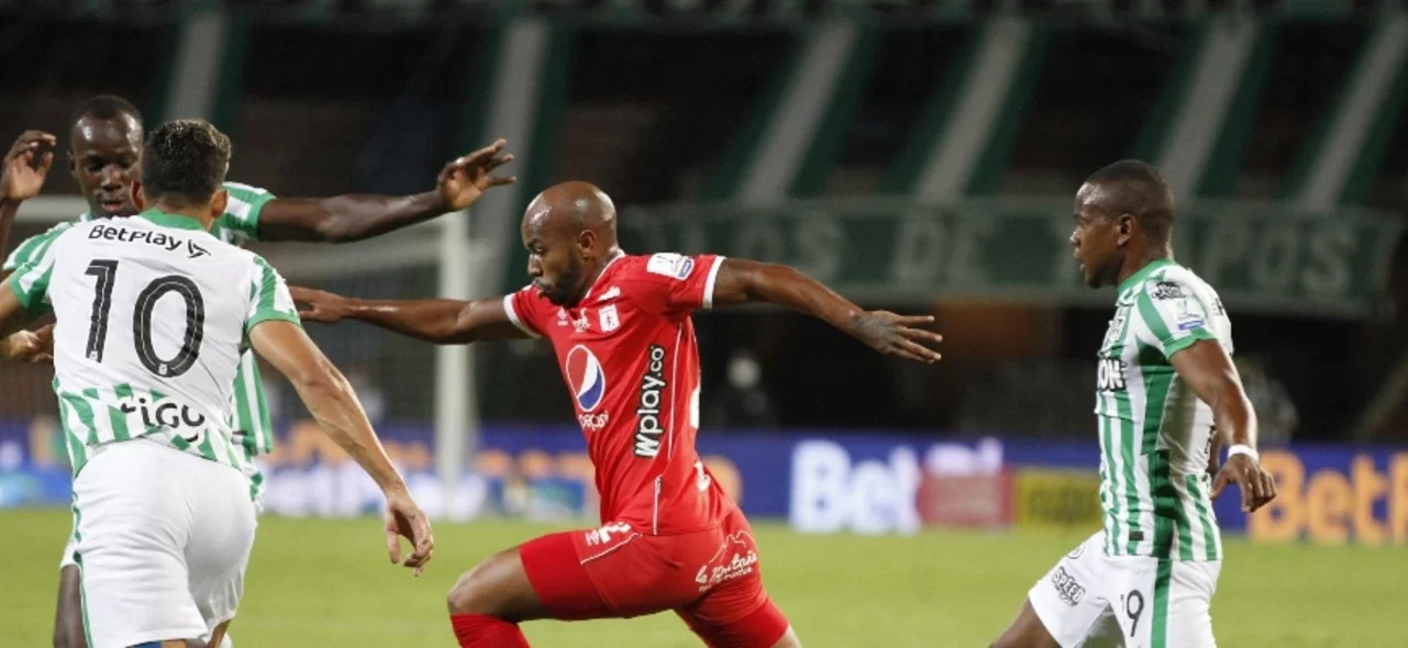 Nacional 2-2 América en la Liga BetPlay 2021 / Foto VizzorImage