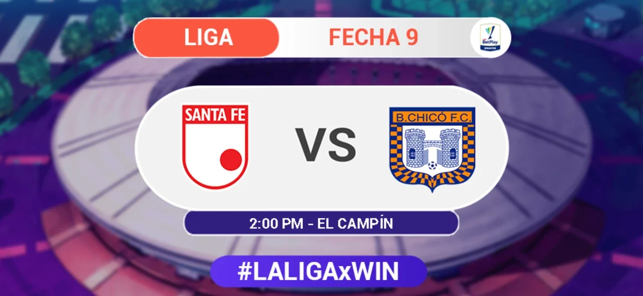 Santa Fe vs. Chicó - Liga BetPlay Dimayor