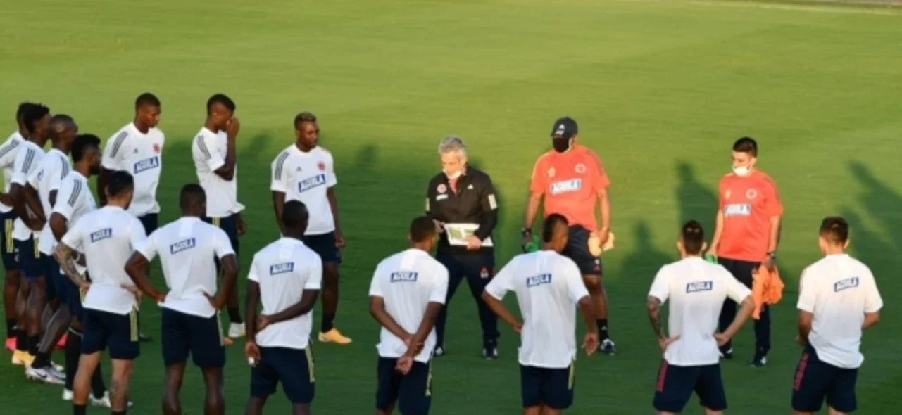 Selección Colombia trabaja al mando de Reinaldo Rueda / Foto FCF Selección Colombia trabaja al mando de Reinaldo Rueda / Foto FCF