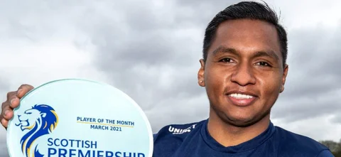 Alfredo Morelos, delantero colombiano/ Foto de Rangers