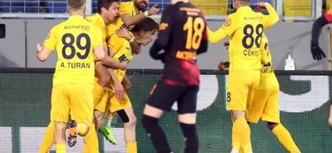 Ankaragücü celebró frente a Galatasaray / AFP